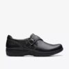 Carleigh Jazz zwarte leren damesschoenen Carleigh Jazz zwarte leren damesschoenen