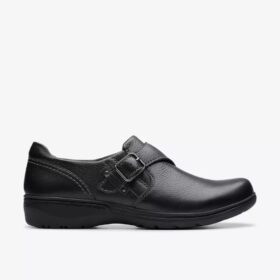 Carleigh Jazz zwarte leren damesschoenen