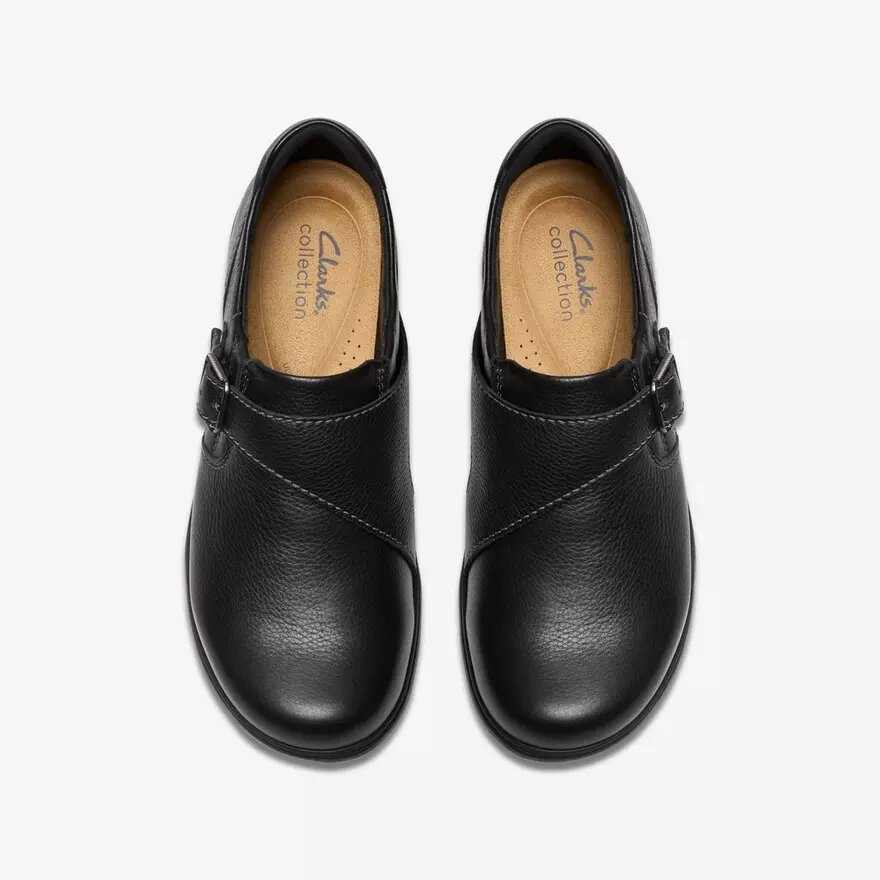 Carleigh Jazz zwarte leren damesschoenen Carleigh Jazz zwarte leren damesschoenen