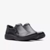 Carleigh Ray zwarte leren Slip-ons voor dames
