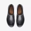Carleigh Ray zwarte leren Slip-ons voor dames