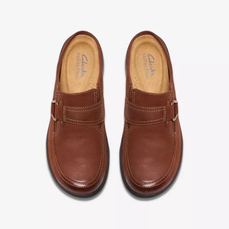 Carleigh Viola Clogs & Muiltjes voor dames in British Tan nubuck Carleigh Viola Clogs & Muiltjes voor dames in British Tan nubuck