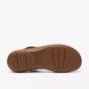 Cecily Mix beige combinatie platte sandalen voor dames