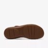 Cecily Mix platte sandalen voor dames in gebrand oranje combinatie Cecily Mix platte sandalen voor dames in gebrand oranje combinatie