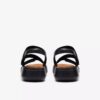 Cecily Mix zwarte platte sandalen voor dames Cecily Mix zwarte platte sandalen voor dames