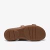 Cecily Step beige platte sandalen van nubuck voor dames Cecily Step beige platte sandalen van nubuck voor dames