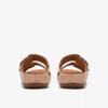 Cecily Step beige platte sandalen van nubuck voor dames Cecily Step beige platte sandalen van nubuck voor dames