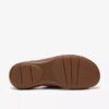 Cecily Step platte sandalen voor dames in gebrand oranje