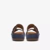 Cecily Step platte sandalen voor dames in marineblauw nubuck