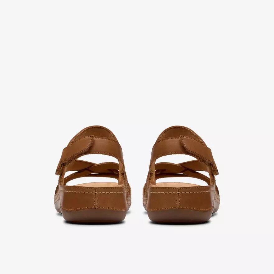 Cecily Strap tan combinatiesandalen met bandjes voor dames Cecily Strap tan combinatiesandalen met bandjes voor dames