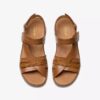 Cecily Strap tan combinatiesandalen met bandjes voor dames Cecily Strap tan combinatiesandalen met bandjes voor dames
