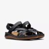 Cecily Strap zwarte combinatiesandalen met bandjes voor dames Cecily Strap zwarte combinatiesandalen met bandjes voor dames