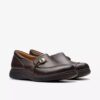 Certina Ease donkerbruine leren Slip-ons voor dames Certina Ease donkerbruine leren Slip-ons voor dames