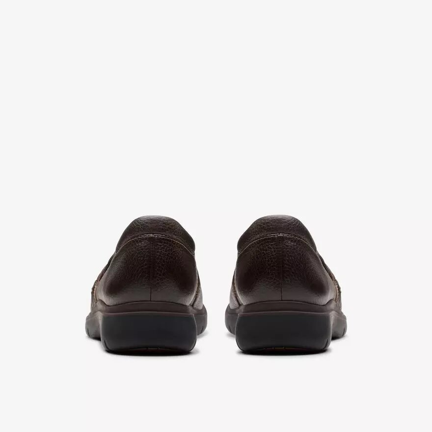 Certina Ease donkerbruine leren Slip-ons voor dames Certina Ease donkerbruine leren Slip-ons voor dames