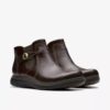Certina Joy donkerbruine leren Enkellaarsjes voor dames Certina Joy donkerbruine leren Enkellaarsjes voor dames