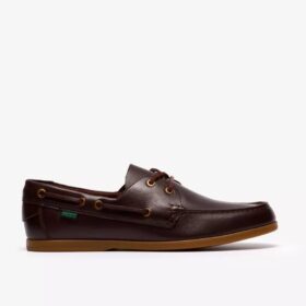 Charmouth heren bootchoenen met veters van bruin leer