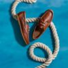 Charmouth Lace herenbootchoenen van bruin leer Charmouth Lace herenbootchoenen van bruin leer