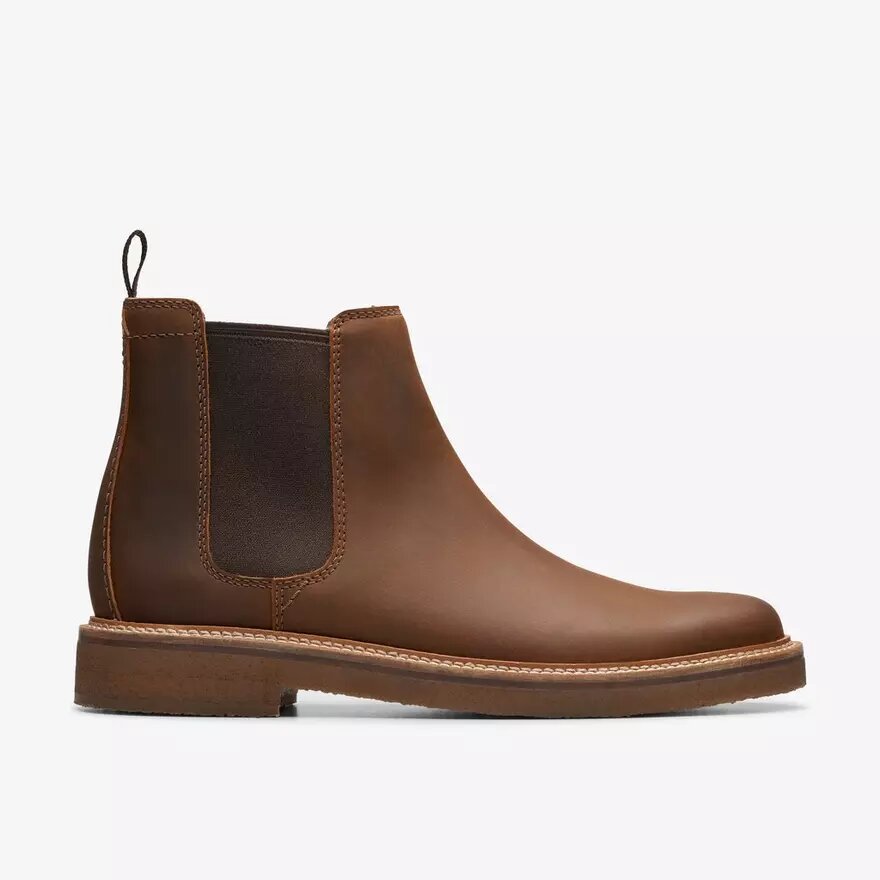 Clarkdale Easy Chelsea boots van bijenwasleer voor heren Clarkdale Easy Chelsea boots van bijenwasleer voor heren