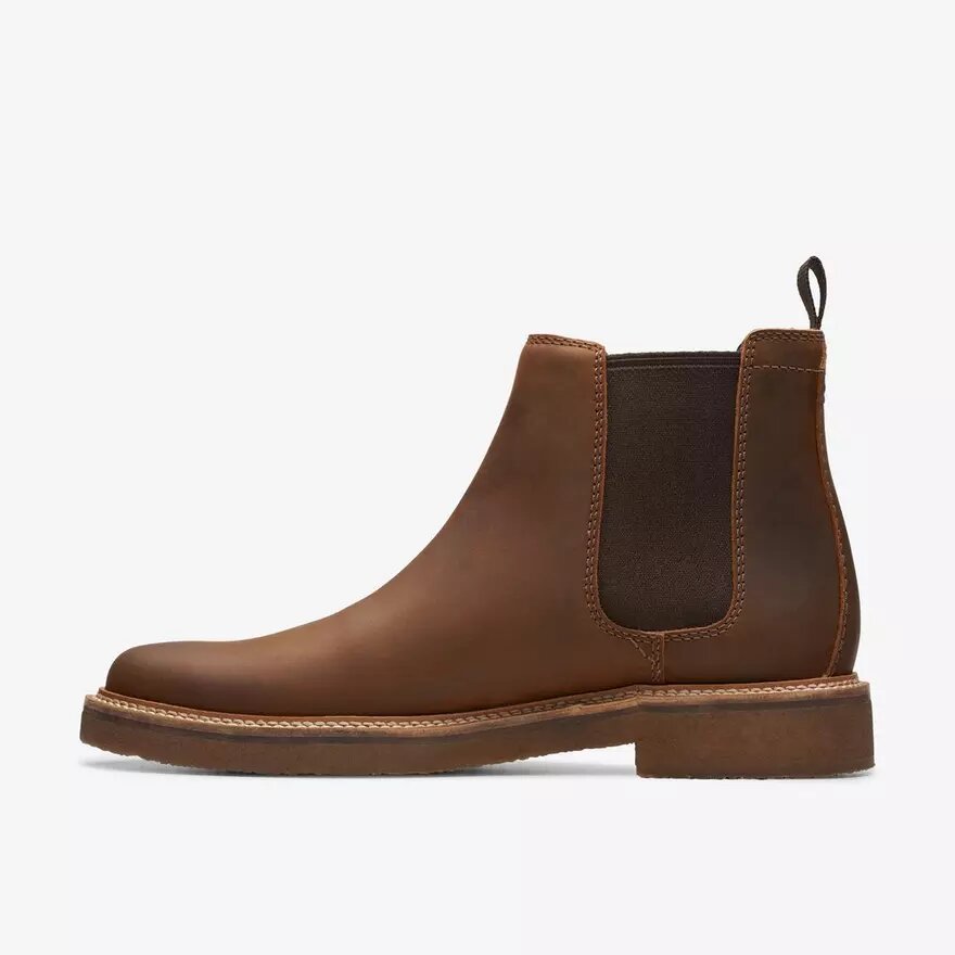 Clarkdale Easy Chelsea boots van bijenwasleer voor heren Clarkdale Easy Chelsea boots van bijenwasleer voor heren