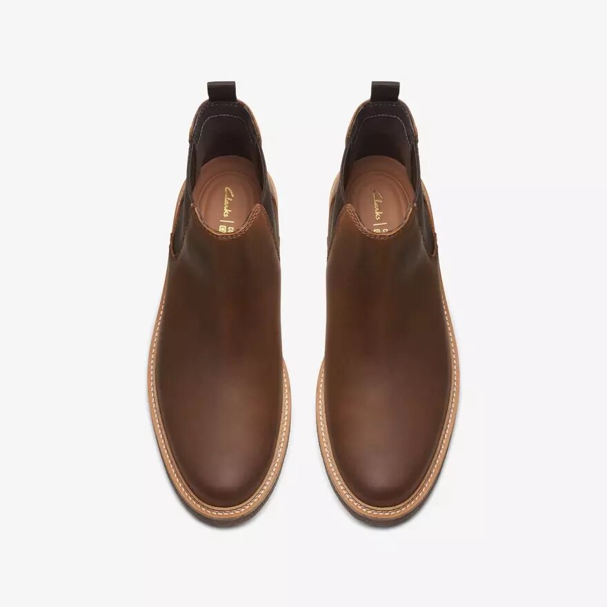 Clarkdale Easy Chelsea boots van bijenwasleer voor heren Clarkdale Easy Chelsea boots van bijenwasleer voor heren