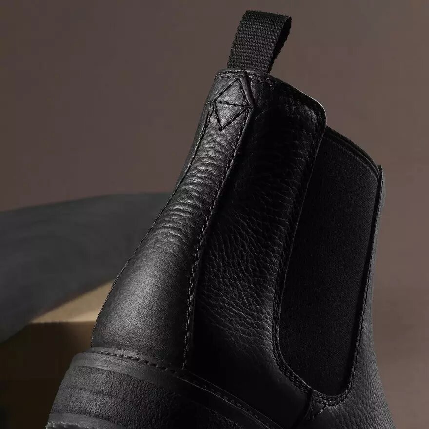 Clarkdale Easy zwarte leren Chelsea boots voor heren Clarkdale Easy zwarte leren Chelsea boots voor heren