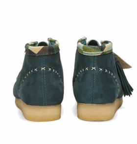 Clarks x END. Wallabee-laarzen “Artisan Craft – Groen” 26172494
