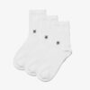 Cloud Steppers 3-pack Crew. Witte sokken Cloud Steppers 3-pack Crew. Witte sokken