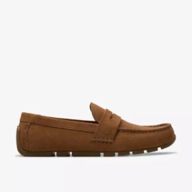 Corsley Bar Cola suède Loafers voor heren