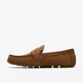 Corsley Bar Cola suède Loafers voor heren