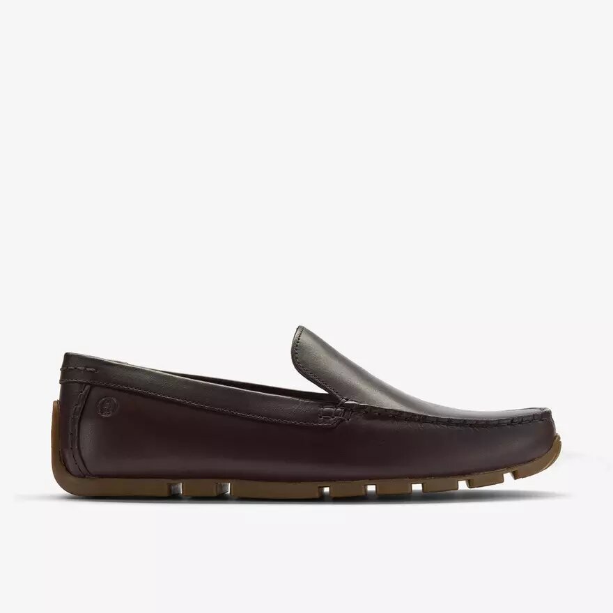 Corsley Plain herenloafers van donkerbruin leer Corsley Plain herenloafers van donkerbruin leer