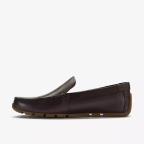 Corsley Plain herenloafers van donkerbruin leer