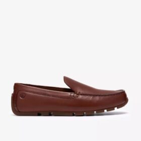 Corsley Plain lichtbruine leren Loafers voor heren