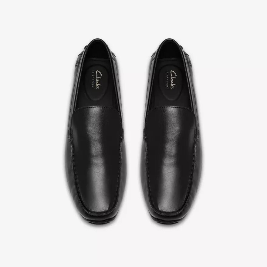 Corsley Plain zwarte leren Loafers voor heren Corsley Plain zwarte leren Loafers voor heren