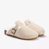 Cory Buckle kaki pantoffels voor dames Cory Buckle kaki pantoffels voor dames