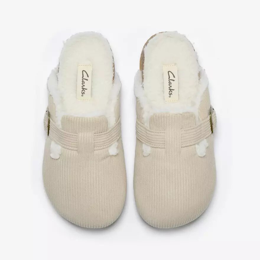Cory Buckle kaki pantoffels voor dames Cory Buckle kaki pantoffels voor dames