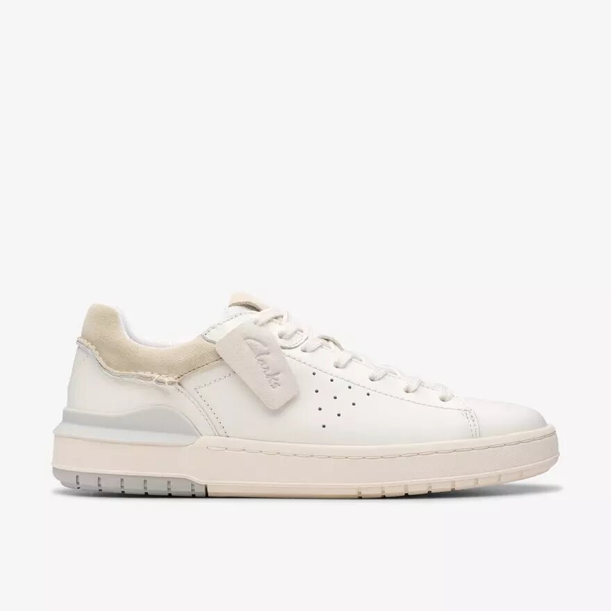 Courtlite2 Run witte leren herensneakers Courtlite2 Run witte leren herensneakers