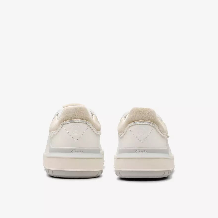 Courtlite2 Run witte leren herensneakers Courtlite2 Run witte leren herensneakers