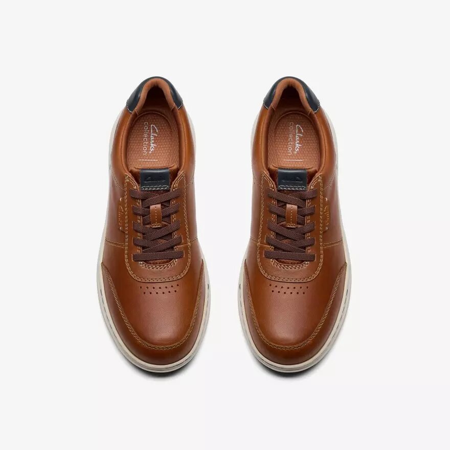 Craftwell herenschoenen met veters van bruin leer Craftwell herenschoenen met veters van bruin leer