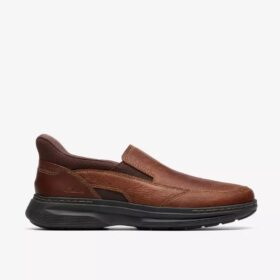 Craftwell Step bruine Tumb slip-ons voor heren