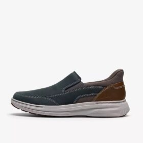 Craftwell Step herenslip-on van marineblauw leer Craftwell Step herenslip-on van marineblauw leer