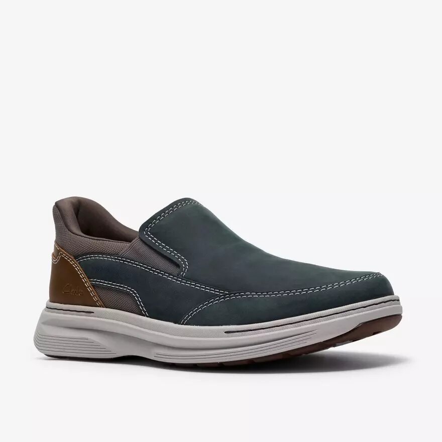 Craftwell Step herenslip-on van marineblauw leer Craftwell Step herenslip-on van marineblauw leer