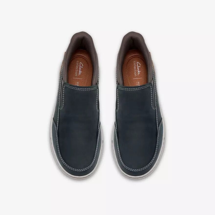 Craftwell Step herenslip-on van marineblauw leer Craftwell Step herenslip-on van marineblauw leer