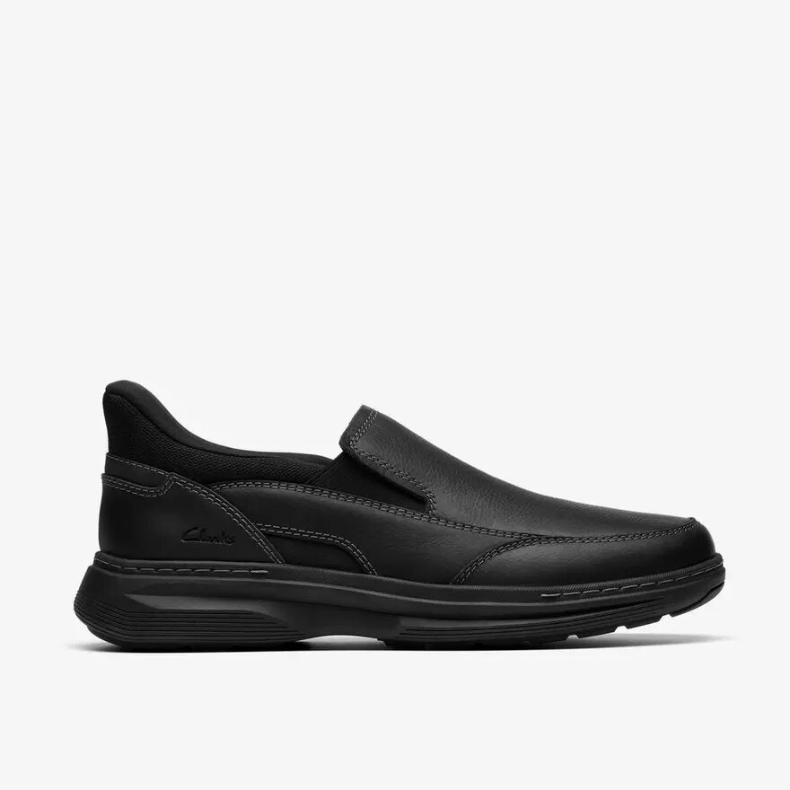 Craftwell Step zwarte getrommelde Slip-ons voor heren Craftwell Step zwarte getrommelde Slip-ons voor heren