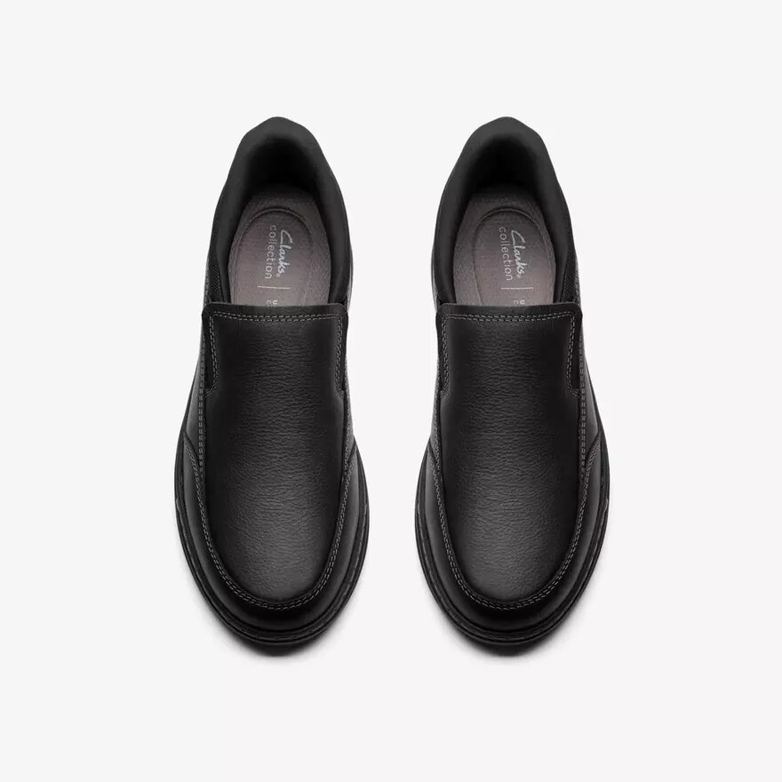 Craftwell Step zwarte getrommelde Slip-ons voor heren Craftwell Step zwarte getrommelde Slip-ons voor heren