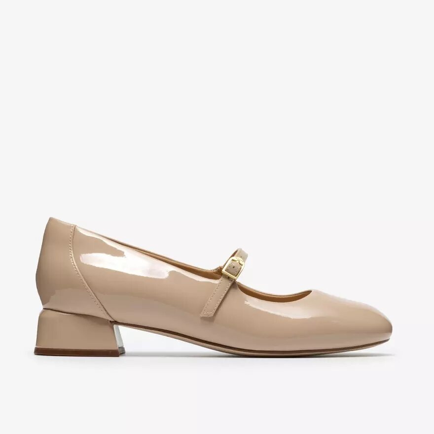 Daiss30 Bar beige lakleren damesschoenen Daiss30 Bar beige lakleren damesschoenen