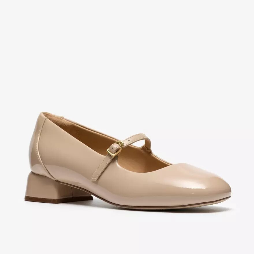 Daiss30 Bar beige lakleren damesschoenen Daiss30 Bar beige lakleren damesschoenen