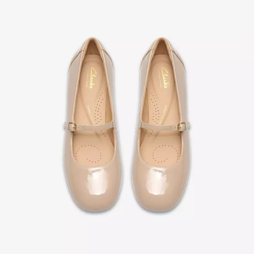 Daiss30 Bar beige lakleren damesschoenen Daiss30 Bar beige lakleren damesschoenen