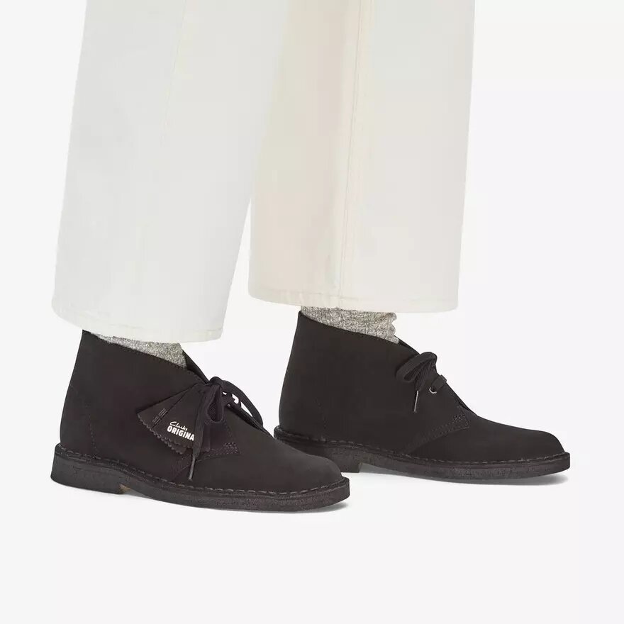 Dames Desert Boot Zwarte suède Desert boots VS Dames Desert Boot Zwarte suède Desert boots VS
