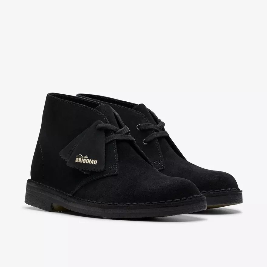 Dames Desert Boot Zwarte suède Desert boots VS Dames Desert Boot Zwarte suède Desert boots VS