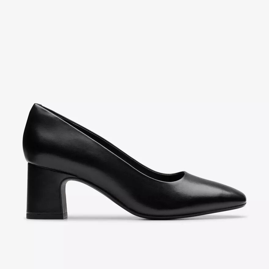 Dames Fernie Court zwarte leren schoenen US Dames Fernie Court zwarte leren schoenen US